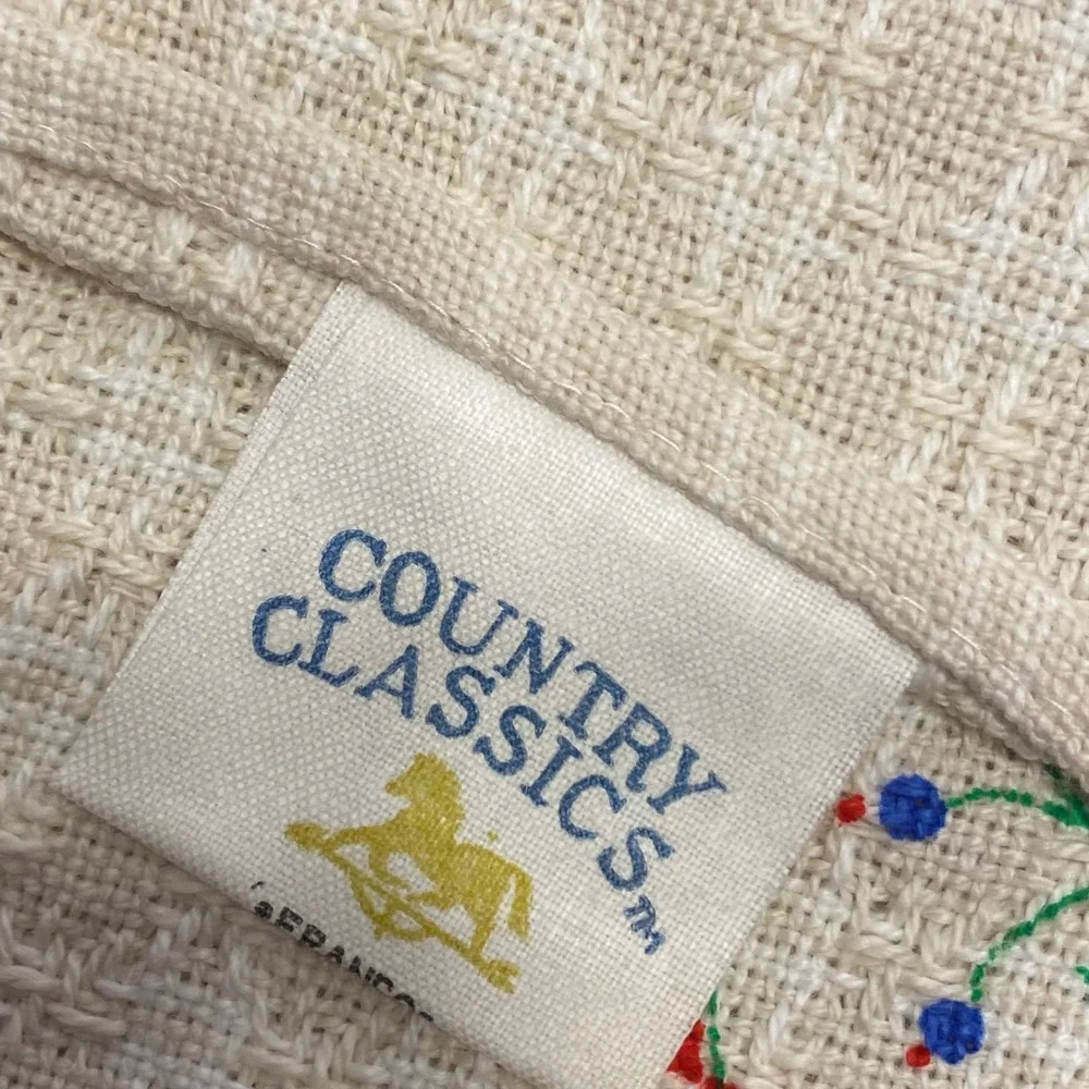 Franco Christmas Classics‎ Kitchen Towels Set 2 Red Cream NEW Vintage Geese